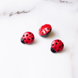 Ladybird Button - 1 Hole (16mm)