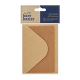 Bare Basics - Kraft Cards & Envelopes (3pcs)