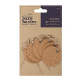 Bare Basics - Cork Tags (6pcs) - Circles