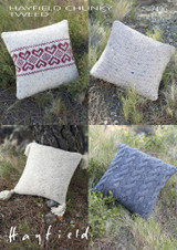 Cushion Covers in Hayfield Chunky Tweed (7496)