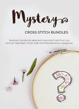 Mystery Cross Stitch Bundle (3pcs)