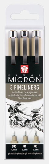 Pigma Micron Set (3pcs) - Design