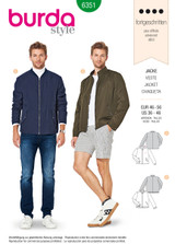 Classic Jackets w/Zippers in Burda Style (6351)