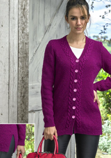 Ladies Waistcoat & Cardigan in King Cole Merino Blend DK (5075)