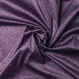 High Stretch Polyester: Plum & Teal - Per ½ Metre