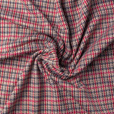 Stretch Jersey Knit: Tartan - Per ½ Metre