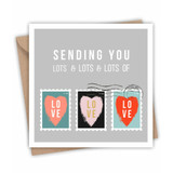 Greeting Card - Sending Lots & Lots of Love