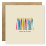 Greeting Card - Happy Birthday Candles