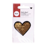 Iron On Patch - Sequin Heart