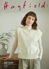 V-Neck Vest in Hayfield Soft Twist DK (10327)