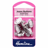 Jeans Buttons (6pk) - 16mm