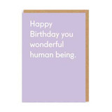 Greeting Card - Wonderful Human Being