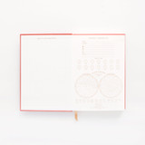 Hardcover Suede Journal w/Pocket - Radiant Rays