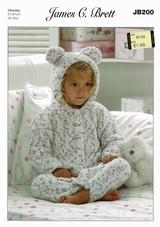 Onsie in James C. Brett Flutterby Chunky (JB200)