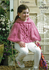 Cape & Sweater in King Cole Super Chunky (3823)