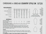 Cardigans in Sirdar Country Style DK (9720)