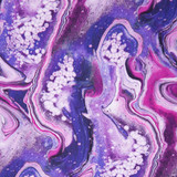 Fusion: Purple Marbled Paint - 100% Cotton