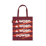 Cotton Tote Bag - A Word is Power