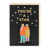 Greeting Card - You're a Star Couple