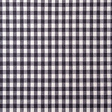 Suiting: ½" Gingham Stretch Wool in Monochrome - Per ½ Metre