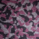 Felted Wool Coating: Grey/Purple Camo - Per ½ Metre