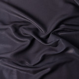 Suiting: Liquid Sheen Wool w/Give in Black - Per ½ Metre