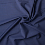 Lightweight Shirting: 100% Wool in Blue - Per ½ Metre