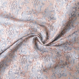 Brocade: Metallic Sea Coral in Sky - Per ½ Metre