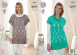 Slouch Tunic & Top in King Cole Opium (4670)