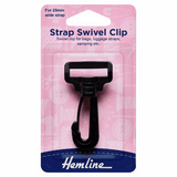 Strap Swivel Clip (25mm) - Black