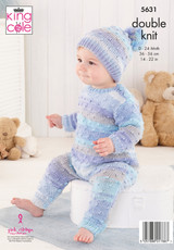 Baby Set in King Cole DK (5631)