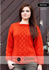 Cable Sweater in DY Choice Aran w/Wool (DYP114)