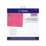 Threaders 12" x 12" Quilting Stencils (4pk) - Feathers