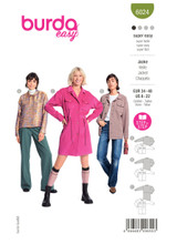 Shirt Jackets in Burda Misses' (6024)