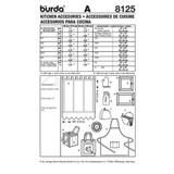 Kitchen Accessories in Burda Style (8125)