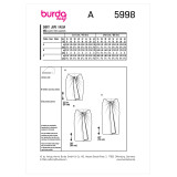 Sarongs/Wrap Skirts in Burda Misses' (5998)