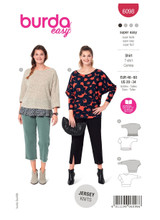 Top w/Kimono Sleeves in Burda Misses' (6098)