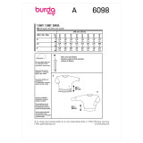 Top w/Kimono Sleeves in Burda Misses' (6098)