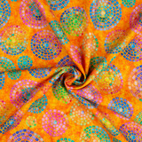 Brilliance Mosaic: Orange - 100% Cotton