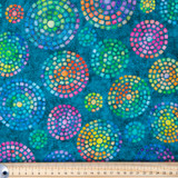 Brilliance Mosaic: Teal - 100% Cotton