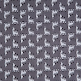 Peek-a-Boo Zebra: Grey - 100% Cotton