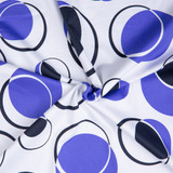 Stretch Cotton Large Circle Print - Per ½ Metre