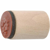 Wooden Base Stamp Set - Flower & Leaf (15pcs)