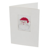 Cross-Stitch Greeting Card Kit - Santa