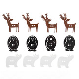 Button Pack (12pk) - Festive Animals