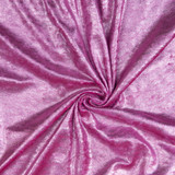 Stretch Velvet - Metallic Pink - Per ½ Metre