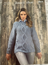 Sweater in James C. Brett Amazon Super Chunky (JB578)