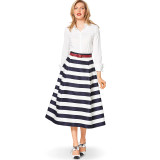A-Line Pleated Skirts in Burda Misses' (6342)
