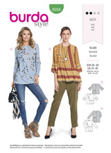 Swing Blouses in Burda Misses' (6354)