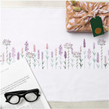 Embroidery Kit: Lavender Field Kit Runner